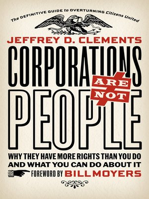 cover image of Corporations Are Not People